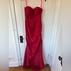 Floor length prom dress